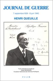 Journal de guerre by Henri Queuille