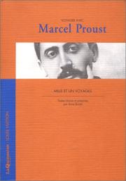 Cover of: Voyager avec Marcel Proust: mille et un voyages