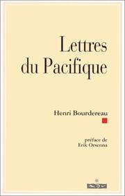 Cover of: Lettres du Pacifique