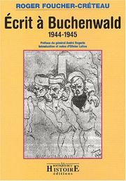 Cover of: Ecrit à Buchenwald, 1944-1945