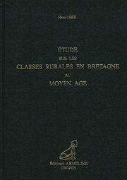 Etude sur les classes rurales en Bretagne au Moyen Age by Henri Eugène Sée