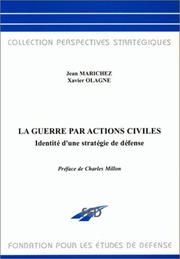 Cover of: La guerre par actions civiles by Jean Marichez