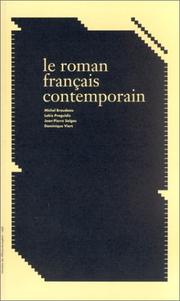 Cover of: Le roman français contemporain