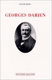 Cover of: Georges Darien by David Bosc