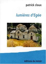 Cover of: Lumières d'Egée