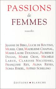 Cover of: Passions de femmes: nouvelles
