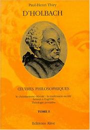 Cover of: Oeuvres philosophiques