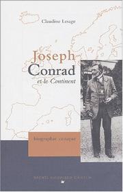 Cover of: Joseph Conrad et le continent