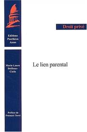 Cover of: Le lien parental