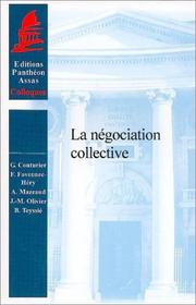 Cover of: La négociation collective