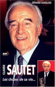 Cover of: Claude Sautet by Langlois, Gérard