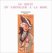Cover of: Le récit du chevalier à la rose by Ferdinand Bac