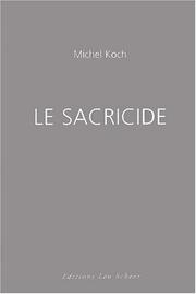 Cover of: Le sacricide