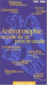 Cover of: L'anthroposophie