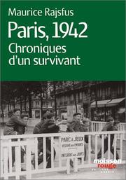 Cover of: Paris, 1942: chroniques d'un survivant