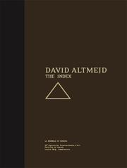Cover of: David Altmejd: The Index