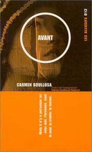 Cover of: Avant