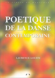 Cover of: Poétique de la danse contemporaine