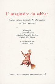 Cover of: L' imaginaire du sabbat by réunis par Martine Ostorero, Agostino Paravicini Bagliani, Kathrin Utz Tremp ; en collaboration avec Catherine Chène.