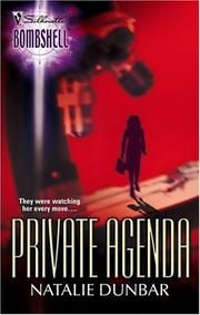 Cover of: Private agenda by Natalie Dunbar, Natalie Dunbar