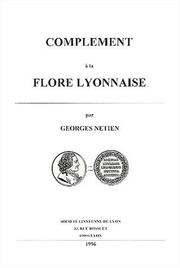 Cover of: Complément à la Flore lyonnaise