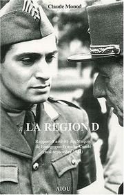 Cover of: La Région D by Claude Monod