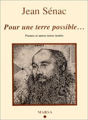 Cover of: Pour une terre possible by Jean Sénac