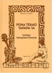 Cover of: Pona te'ao tapapatina = by Hervé Le Cléac'h