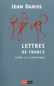 Cover of: Lettres de France: après le 11 septembre