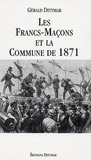 Cover of: Les francs-maçons et la commune de 1871