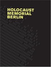 Cover of: Holocaust Memorial Berlin: Eisenman Architects