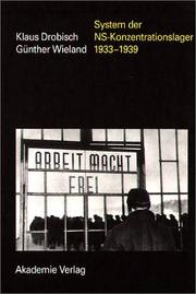 Cover of: System der NS-Konzentrationslager, 1933-1939
