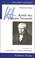 Cover of: Immanuel Kant