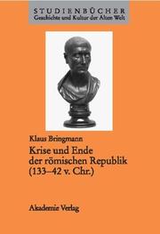 Cover of: Krise und Ende der römischen Republik (133-42 v. Chr.)