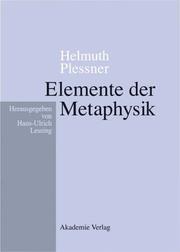 Cover of: Elemente der Metaphysik: eine Vorlesung aus dem Wintersemester 1931/32
