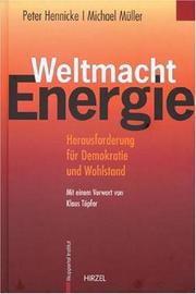 Cover of: Energie-Wende: Wachstum u. Wohlstand ohne Erdöl u. Uran : e. Alternativ-Bericht d. Öko-Inst., Freiburg