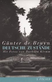 Cover of: Deutsche Zustände: über Erinnerungen und Tatsachen, Heimat und Literatur
