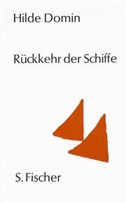 Cover of: Rückkehr der Schiffe.