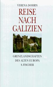 Cover of: Reise nach Galizien by Verena Dohrn