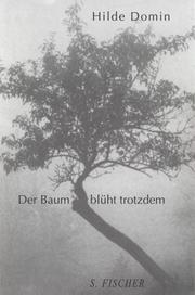 Cover of: Der Baum blüht trotzdem: Gedichte