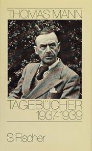 Cover of: Tagebücher, 1937-1939