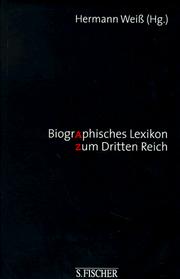 Cover of: Biographisches Lexikon zum Dritten Reich