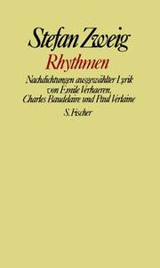 Cover of: Rhythmen: Nachdichtungen ausgewahlter Lyrik von Emile Verhaeren, Charles Baudelaire und Paul Verlaine (Gesammelte Werke in Einzelbanden / Stefan Zweig)