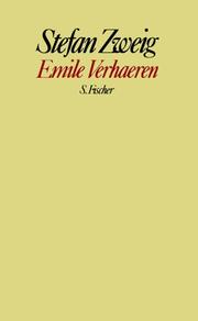 Emile Verhaeren by Stefan Zweig