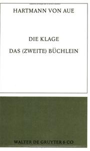 Cover of: Die Klage by Hartmann Aue