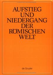 Cover of: Aufsteig UN Niedergang Der Romischen Welt: Pliitische Geschichte