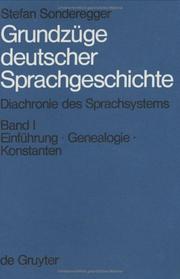 Cover of: Grundzüge deutscher Sprachgeschichte: Diachronie d. Sprachsystems