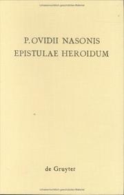 Cover of: Epistulae heroidum by Ovid