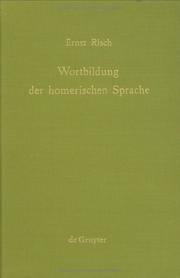 Cover of: Wortbildung der homerischen Sprache