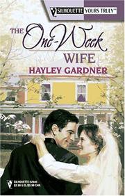 Cover of: One - Week Wife (For Better...For Worse... For A Week!)